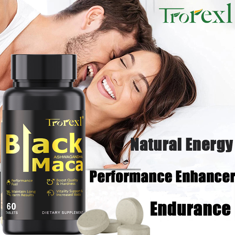 Herbal Queen - Pil Maca Hitam Organik 60 Tablet