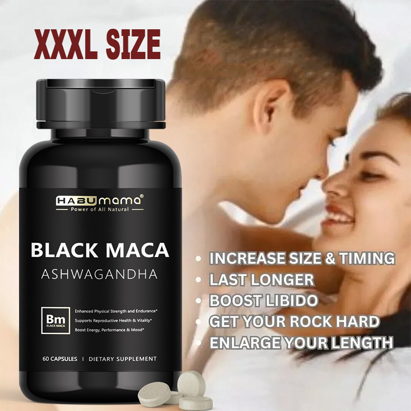 Herbal Queen - Kapsul Maca hitam untuk pria, suplemen