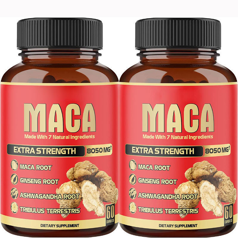 Herbal Queen - 2 Buah 8050Mg Kapsul Maca Hitam