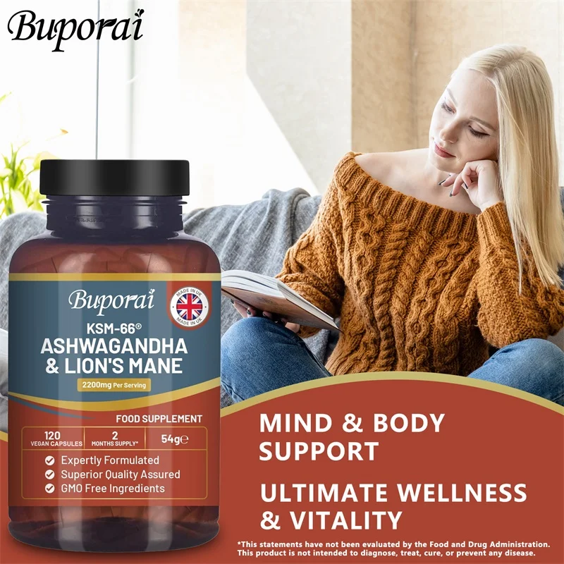 Ashwagandha dan Lion's Mane -  - Ginkgo Biloba Extract ulasan dan harga