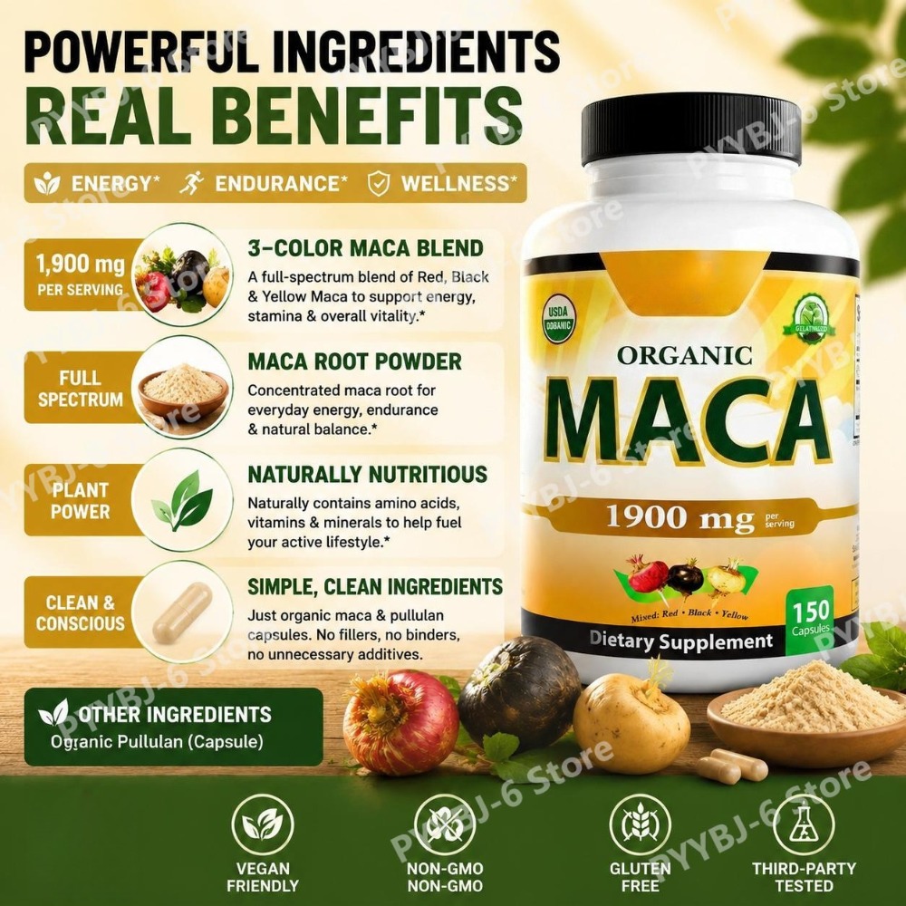 Kapsul Akar Maca Organik 1900m - Herbal Queen ulasan dan harga