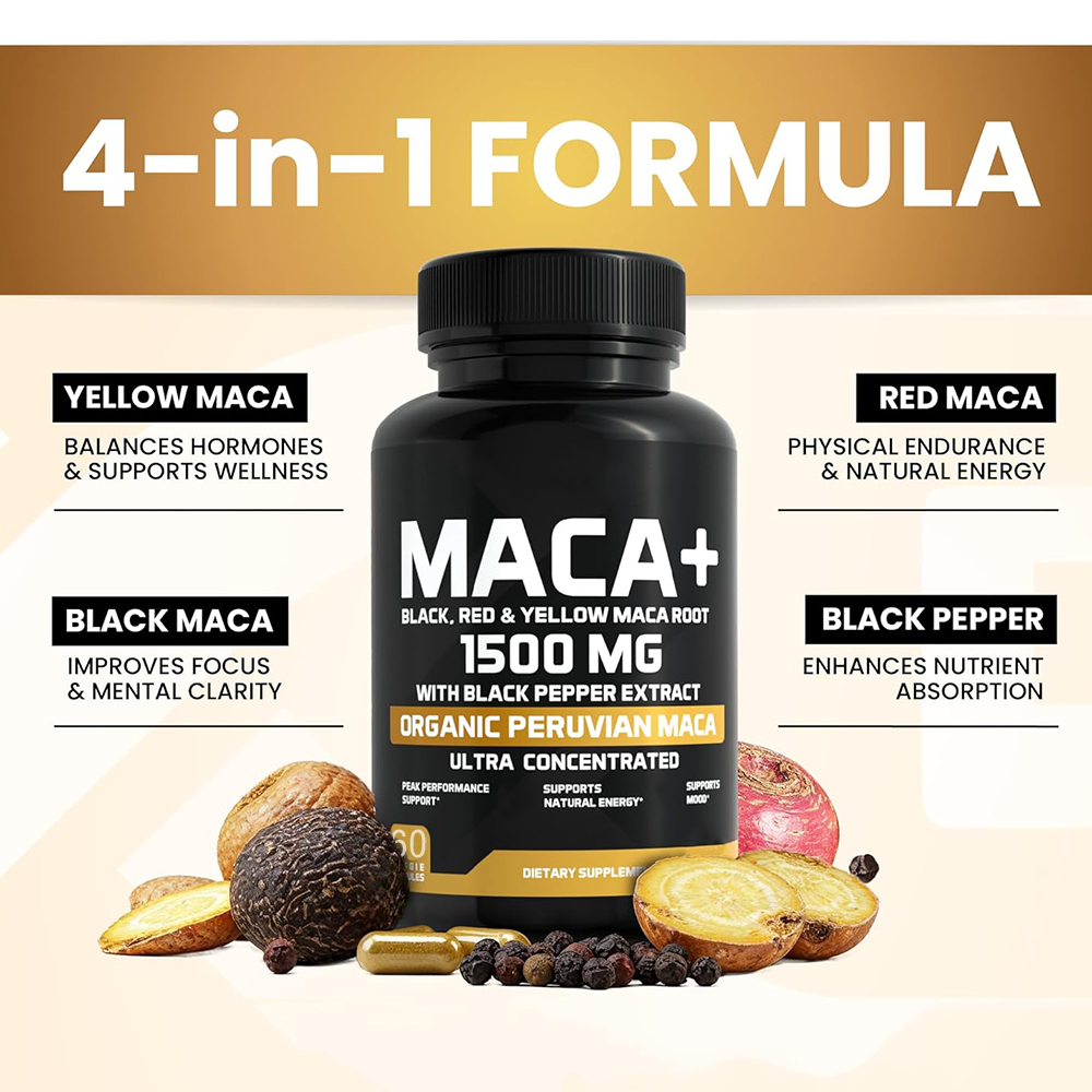 Kapsul Bubuk Akar Maca Organik - Herbal Queen ulasan dan harga